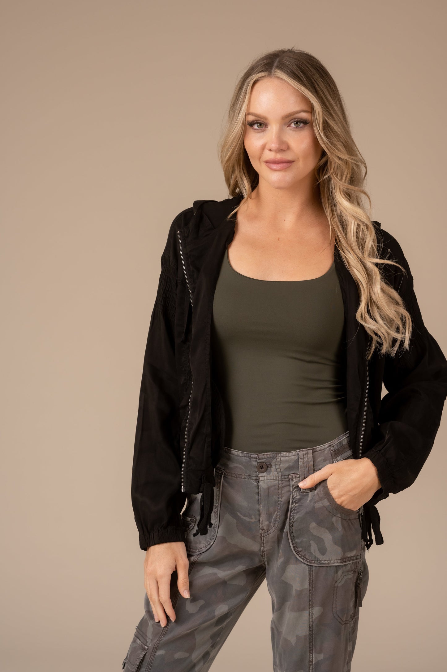 Solid Cupro Hoodie