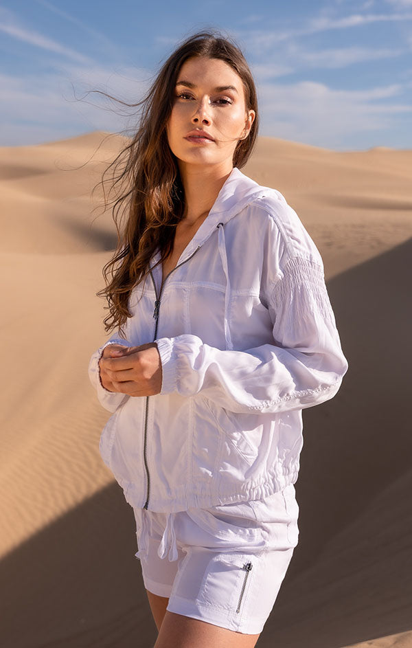 Solid Cupro Hoodie