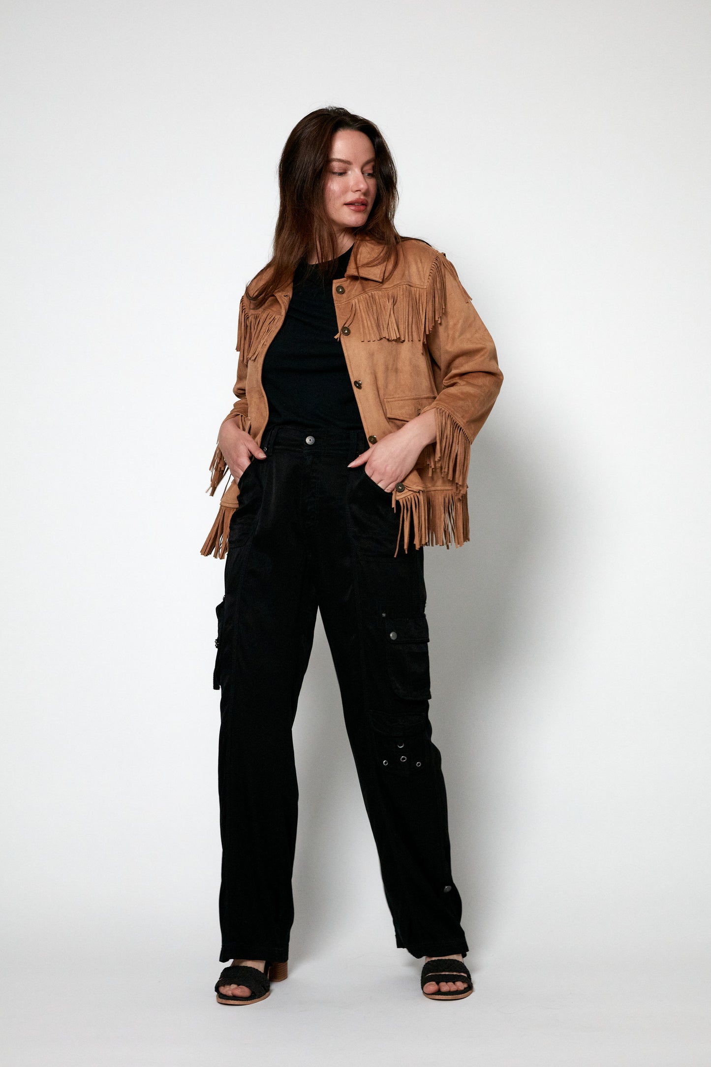 Iris Faux Suede Jacket