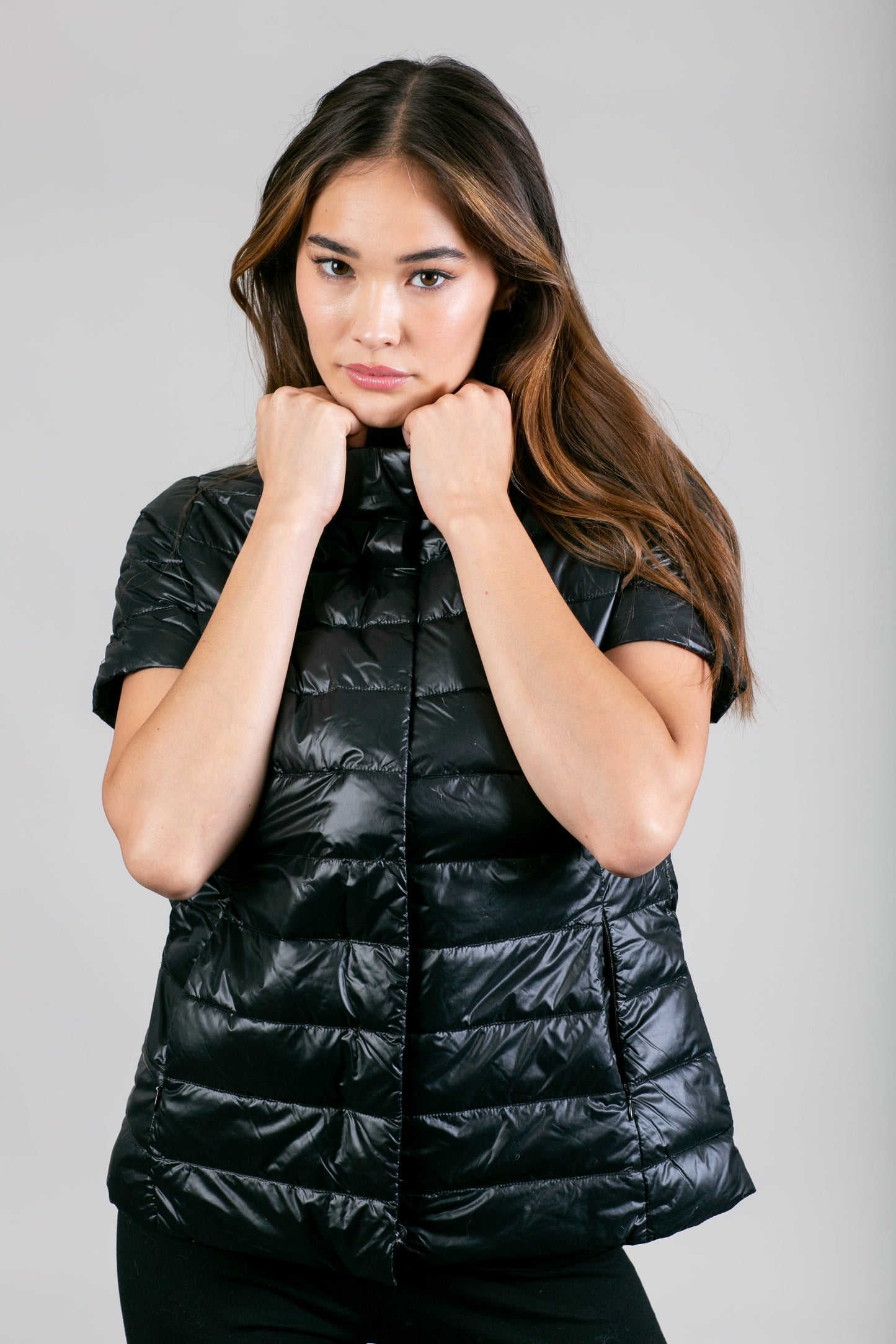 Short Sleeve Puffer Jacket