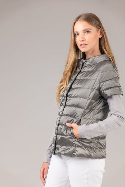 Short Sleeve Puffer Jacket