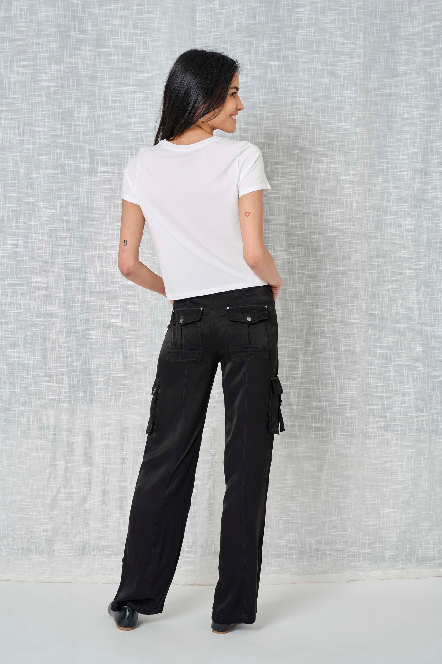 Solid Cupro Pant